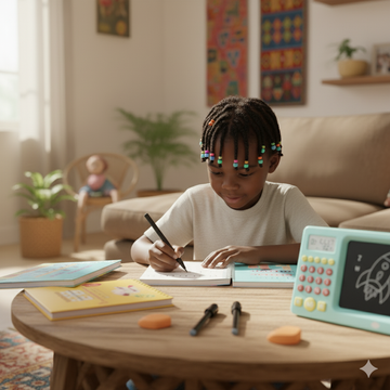 Enfant avec Tablette 2-en-1